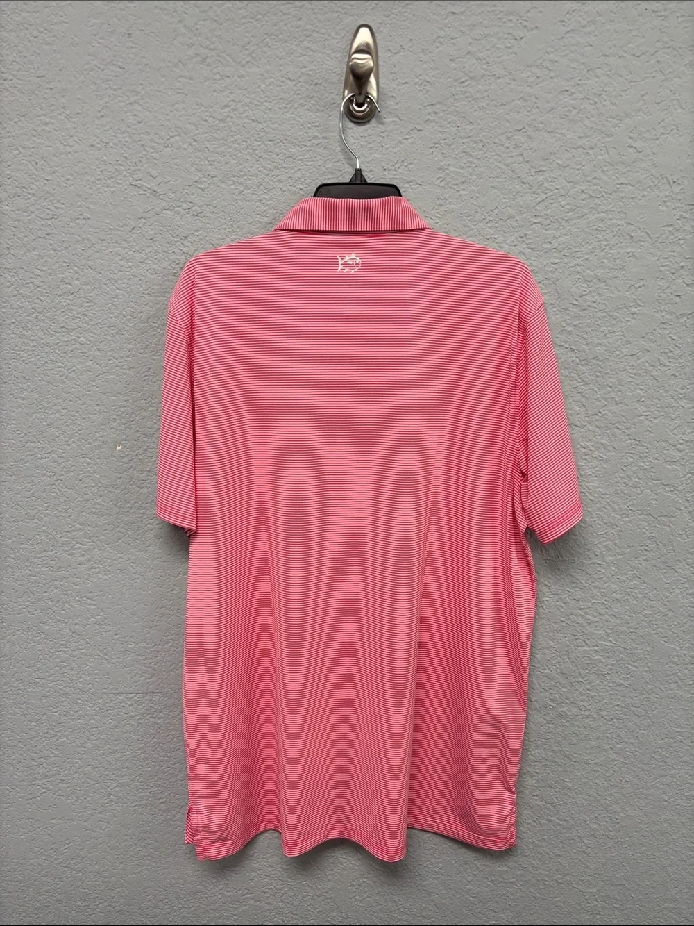 NWT Southern Tide M’s XXL Brrr Meadowbrook Stripe Polo in Snapper Red (1083)